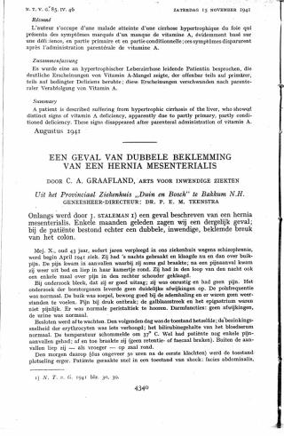 Eerste pagina van het artikel zoals het is gepubliceerd in het tijdschrift