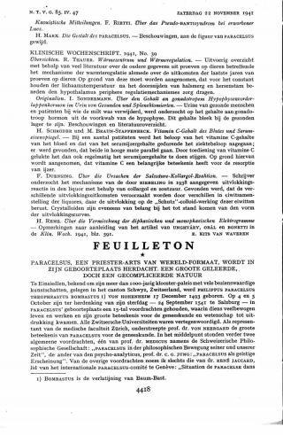 Eerste pagina van het artikel zoals het is gepubliceerd in het tijdschrift