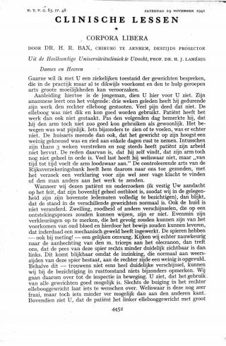 Eerste pagina van het artikel zoals het is gepubliceerd in het tijdschrift