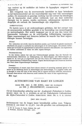 Eerste pagina van het artikel zoals het is gepubliceerd in het tijdschrift