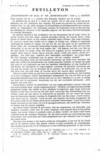 Eerste pagina van het artikel zoals het is gepubliceerd in het tijdschrift