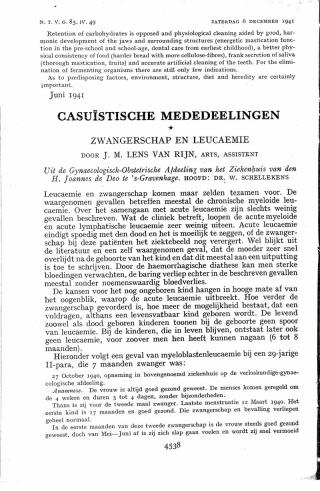 Eerste pagina van het artikel zoals het is gepubliceerd in het tijdschrift