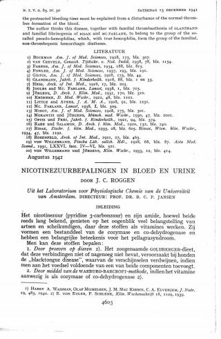 Eerste pagina van het artikel zoals het is gepubliceerd in het tijdschrift