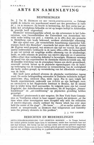 Eerste pagina van het artikel zoals het is gepubliceerd in het tijdschrift