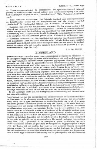 Eerste pagina van het artikel zoals het is gepubliceerd in het tijdschrift