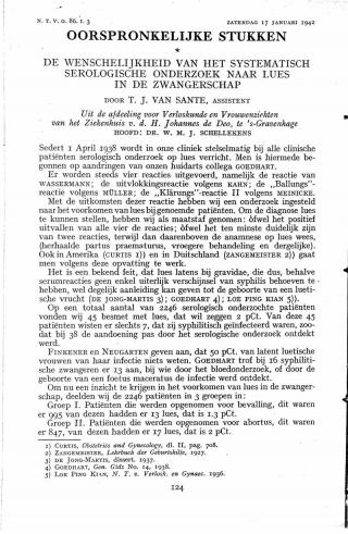 Eerste pagina van het artikel zoals het is gepubliceerd in het tijdschrift