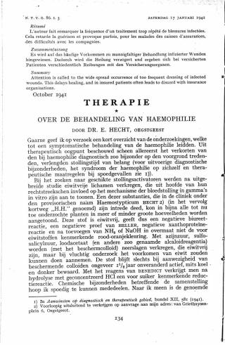 Eerste pagina van het artikel zoals het is gepubliceerd in het tijdschrift