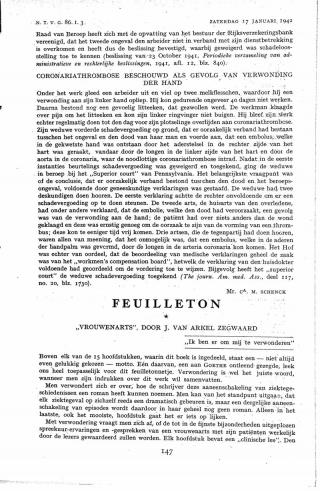 Eerste pagina van het artikel zoals het is gepubliceerd in het tijdschrift