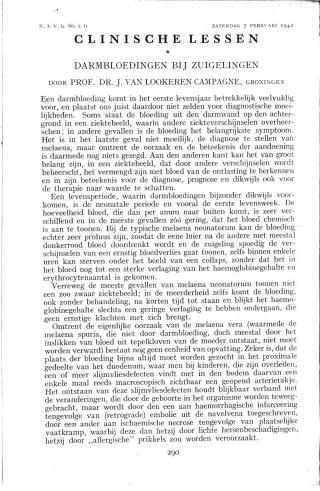 Eerste pagina van het artikel zoals het is gepubliceerd in het tijdschrift