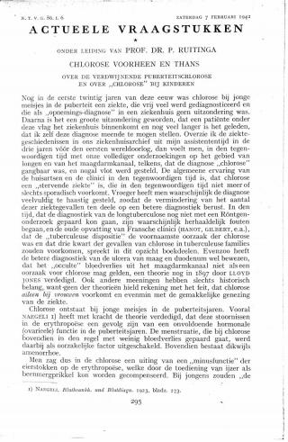 Eerste pagina van het artikel zoals het is gepubliceerd in het tijdschrift