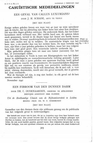 Eerste pagina van het artikel zoals het is gepubliceerd in het tijdschrift