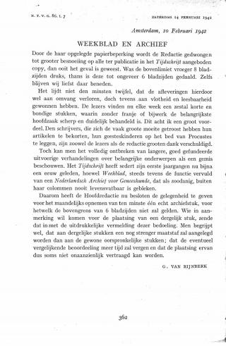 Eerste pagina van het artikel zoals het is gepubliceerd in het tijdschrift