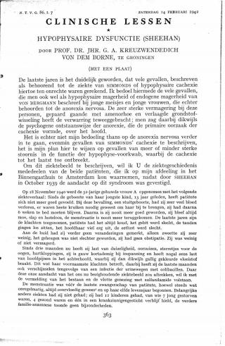 Eerste pagina van het artikel zoals het is gepubliceerd in het tijdschrift