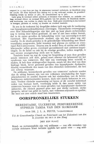 Eerste pagina van het artikel zoals het is gepubliceerd in het tijdschrift