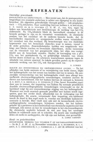 Eerste pagina van het artikel zoals het is gepubliceerd in het tijdschrift