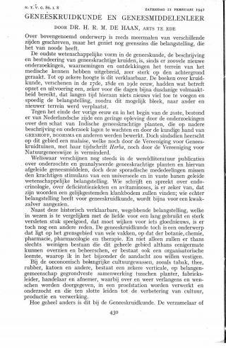 Eerste pagina van het artikel zoals het is gepubliceerd in het tijdschrift