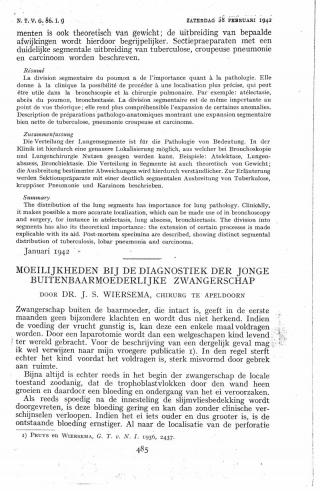 Eerste pagina van het artikel zoals het is gepubliceerd in het tijdschrift