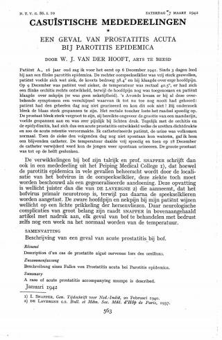 Eerste pagina van het artikel zoals het is gepubliceerd in het tijdschrift