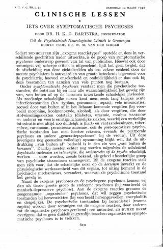 Eerste pagina van het artikel zoals het is gepubliceerd in het tijdschrift