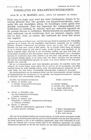 Eerste pagina van het artikel zoals het is gepubliceerd in het tijdschrift