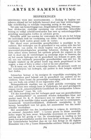 Eerste pagina van het artikel zoals het is gepubliceerd in het tijdschrift