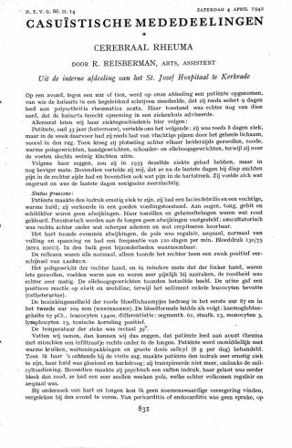 Eerste pagina van het artikel zoals het is gepubliceerd in het tijdschrift