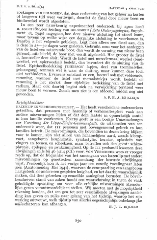 Eerste pagina van het artikel zoals het is gepubliceerd in het tijdschrift