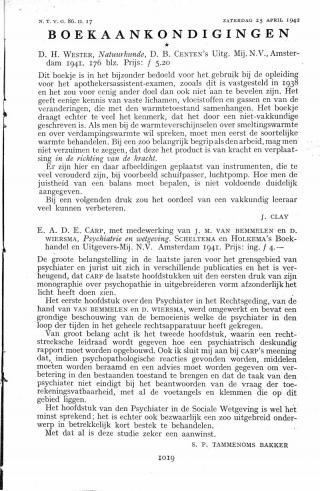 Eerste pagina van het artikel zoals het is gepubliceerd in het tijdschrift