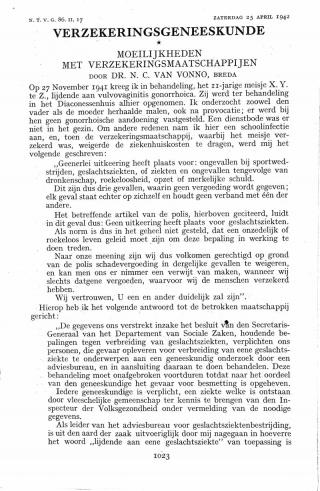 Eerste pagina van het artikel zoals het is gepubliceerd in het tijdschrift