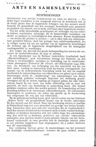 Eerste pagina van het artikel zoals het is gepubliceerd in het tijdschrift