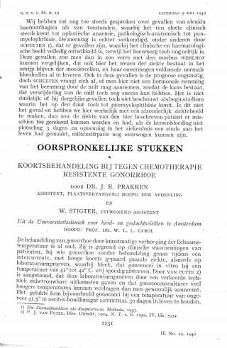 Eerste pagina van het artikel zoals het is gepubliceerd in het tijdschrift