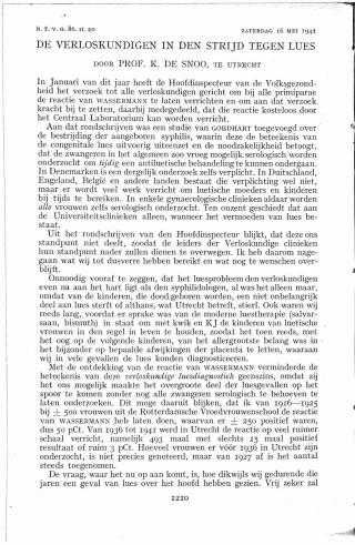 Eerste pagina van het artikel zoals het is gepubliceerd in het tijdschrift