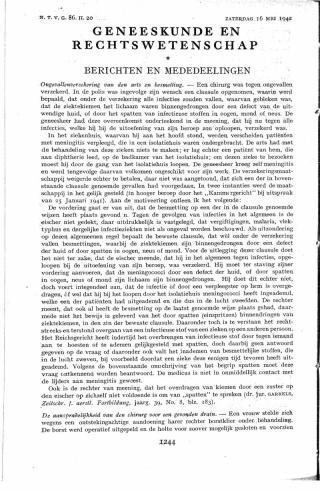 Eerste pagina van het artikel zoals het is gepubliceerd in het tijdschrift