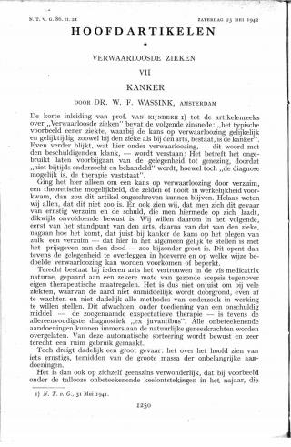 Eerste pagina van het artikel zoals het is gepubliceerd in het tijdschrift