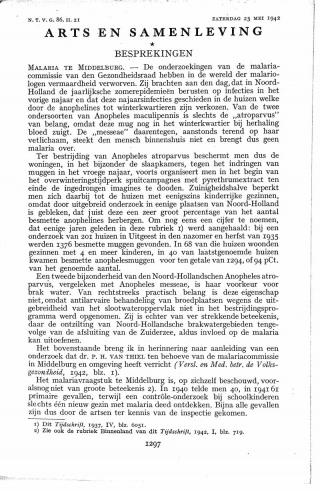 Eerste pagina van het artikel zoals het is gepubliceerd in het tijdschrift