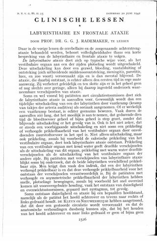 Eerste pagina van het artikel zoals het is gepubliceerd in het tijdschrift