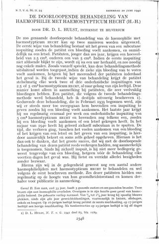 Eerste pagina van het artikel zoals het is gepubliceerd in het tijdschrift