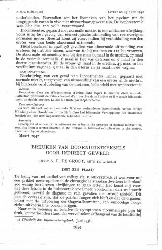 Eerste pagina van het artikel zoals het is gepubliceerd in het tijdschrift