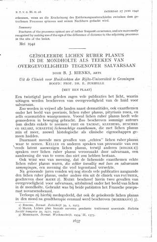 Eerste pagina van het artikel zoals het is gepubliceerd in het tijdschrift