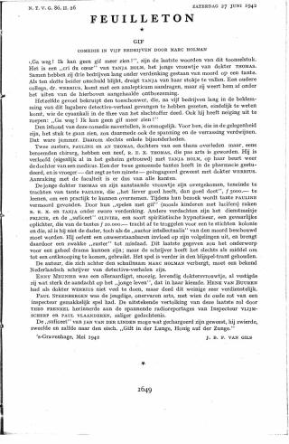 Eerste pagina van het artikel zoals het is gepubliceerd in het tijdschrift