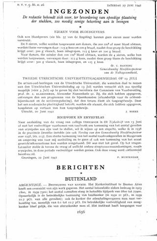 Eerste pagina van het artikel zoals het is gepubliceerd in het tijdschrift