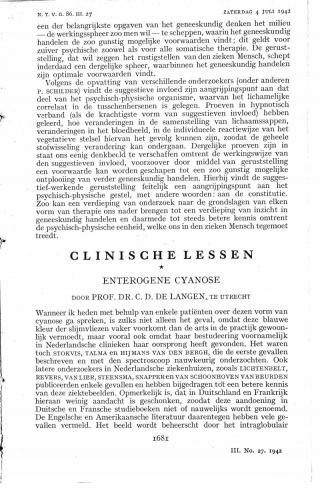 Eerste pagina van het artikel zoals het is gepubliceerd in het tijdschrift