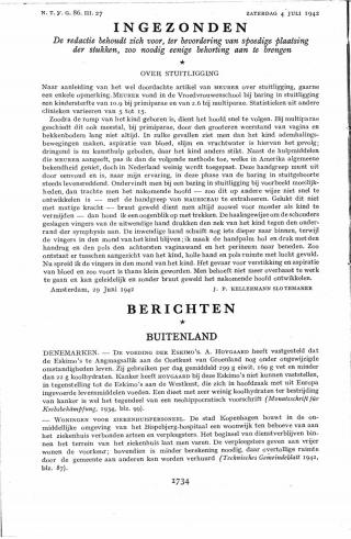 Eerste pagina van het artikel zoals het is gepubliceerd in het tijdschrift