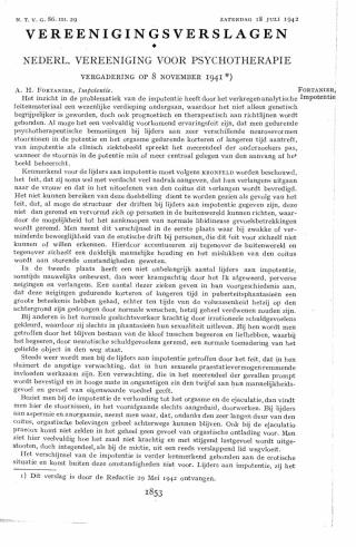 Eerste pagina van het artikel zoals het is gepubliceerd in het tijdschrift