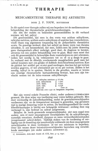 Eerste pagina van het artikel zoals het is gepubliceerd in het tijdschrift