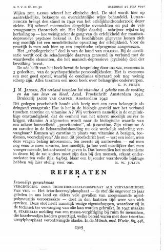 Eerste pagina van het artikel zoals het is gepubliceerd in het tijdschrift