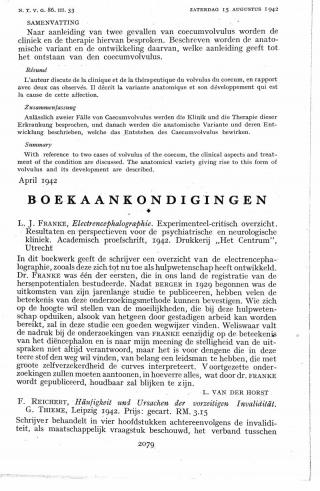 Eerste pagina van het artikel zoals het is gepubliceerd in het tijdschrift