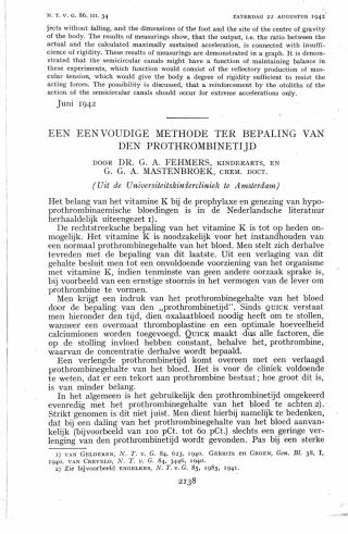 Eerste pagina van het artikel zoals het is gepubliceerd in het tijdschrift