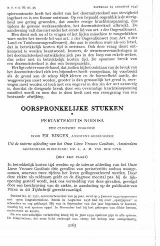 Eerste pagina van het artikel zoals het is gepubliceerd in het tijdschrift