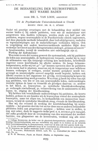 Eerste pagina van het artikel zoals het is gepubliceerd in het tijdschrift
